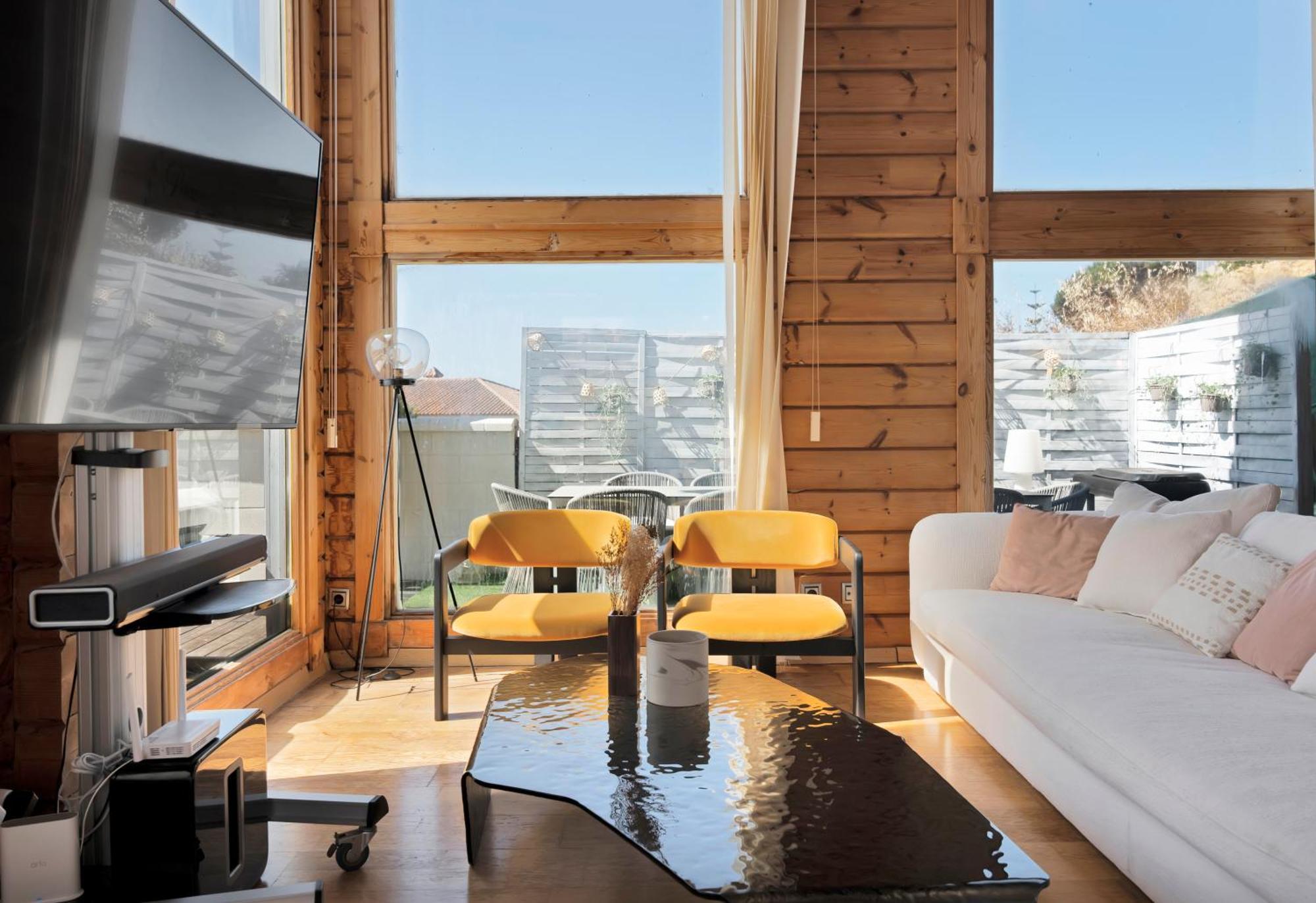 Increible Villa De Madera Con Vistas Al Mar Algeciras Bagian luar foto