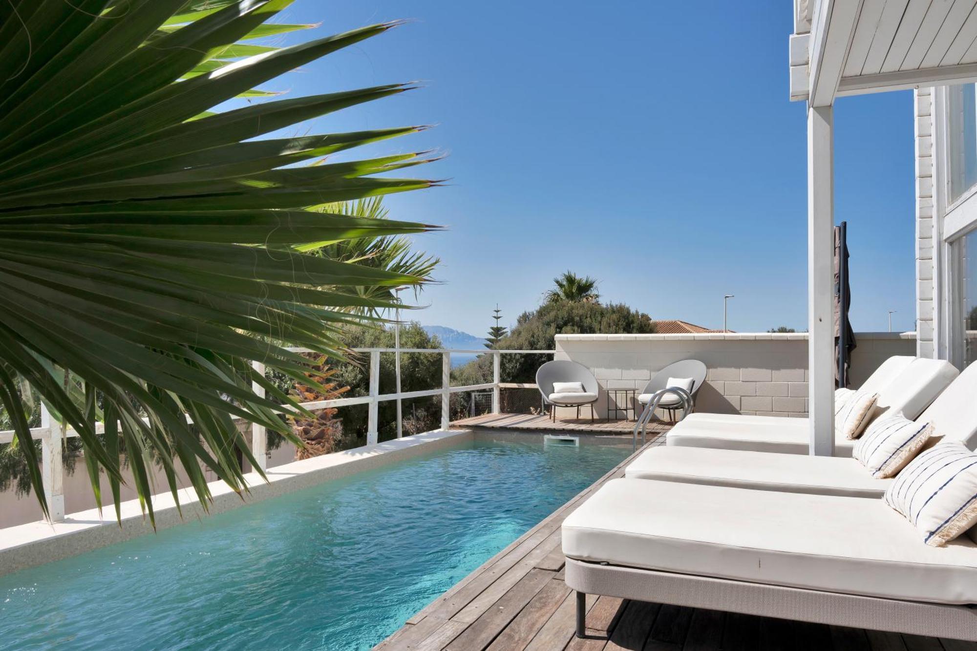 Increible Villa De Madera Con Vistas Al Mar Algeciras Bagian luar foto
