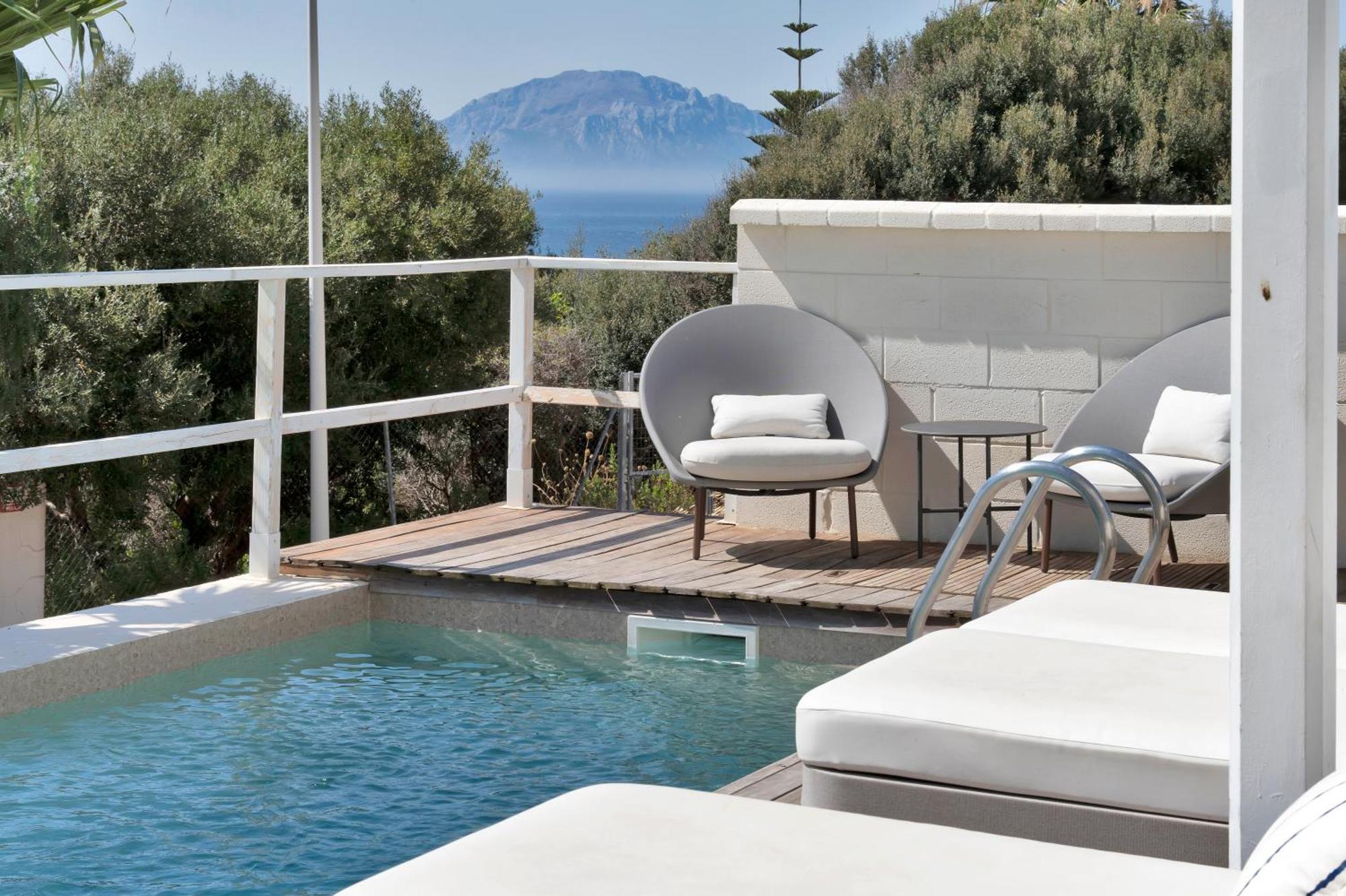 Increible Villa De Madera Con Vistas Al Mar Algeciras Bagian luar foto